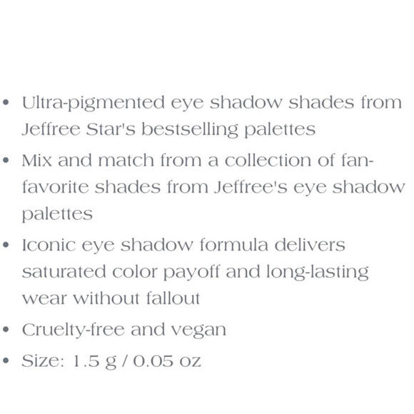 NIB Jeffree Star Pressed Pigment Artistry Single Freak Show 1.5g - Picture 6 of 6